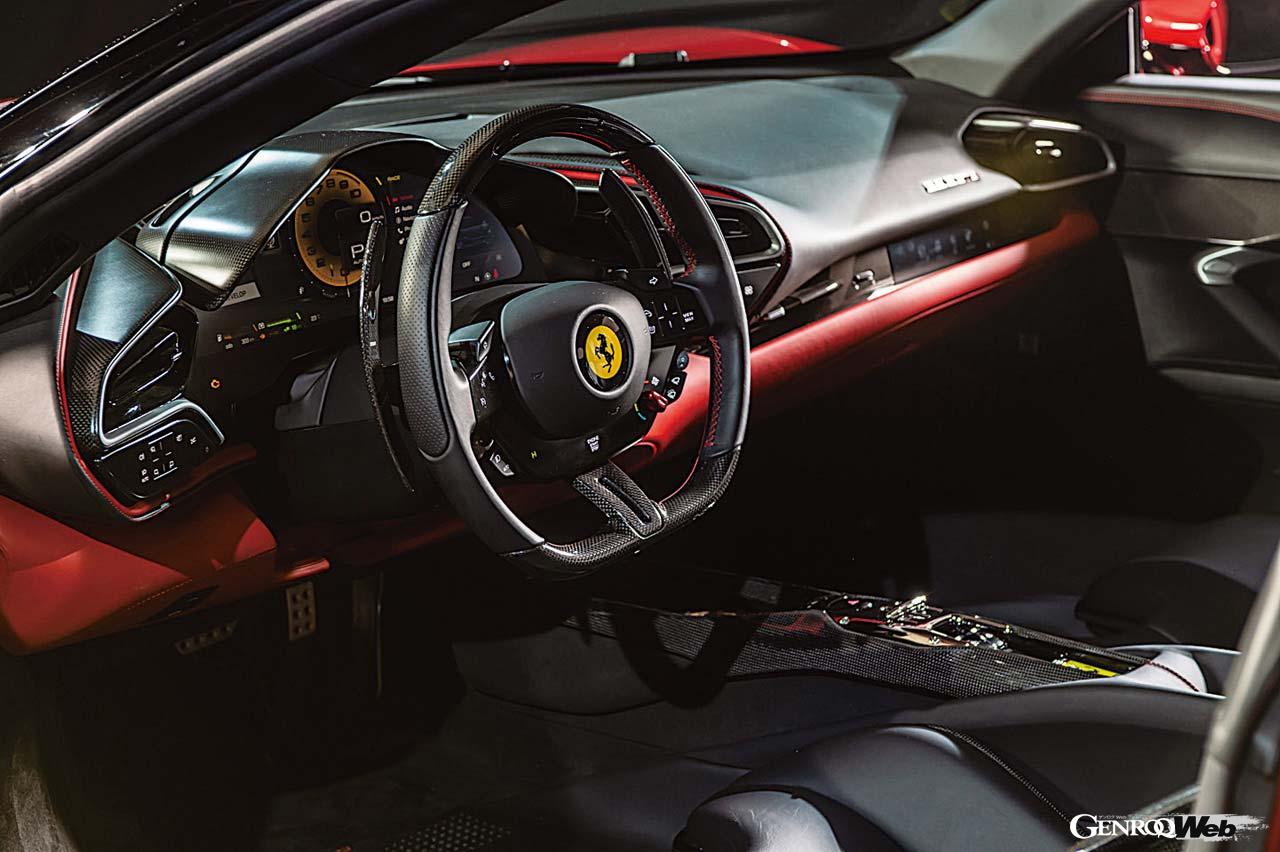 フェラーリ 296 GTBのインパネ