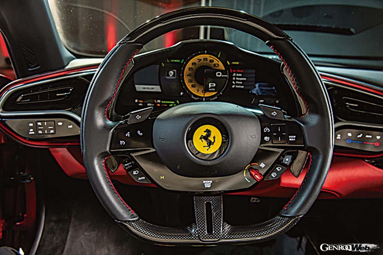 フェラーリ 296 GTBのメーターナセル