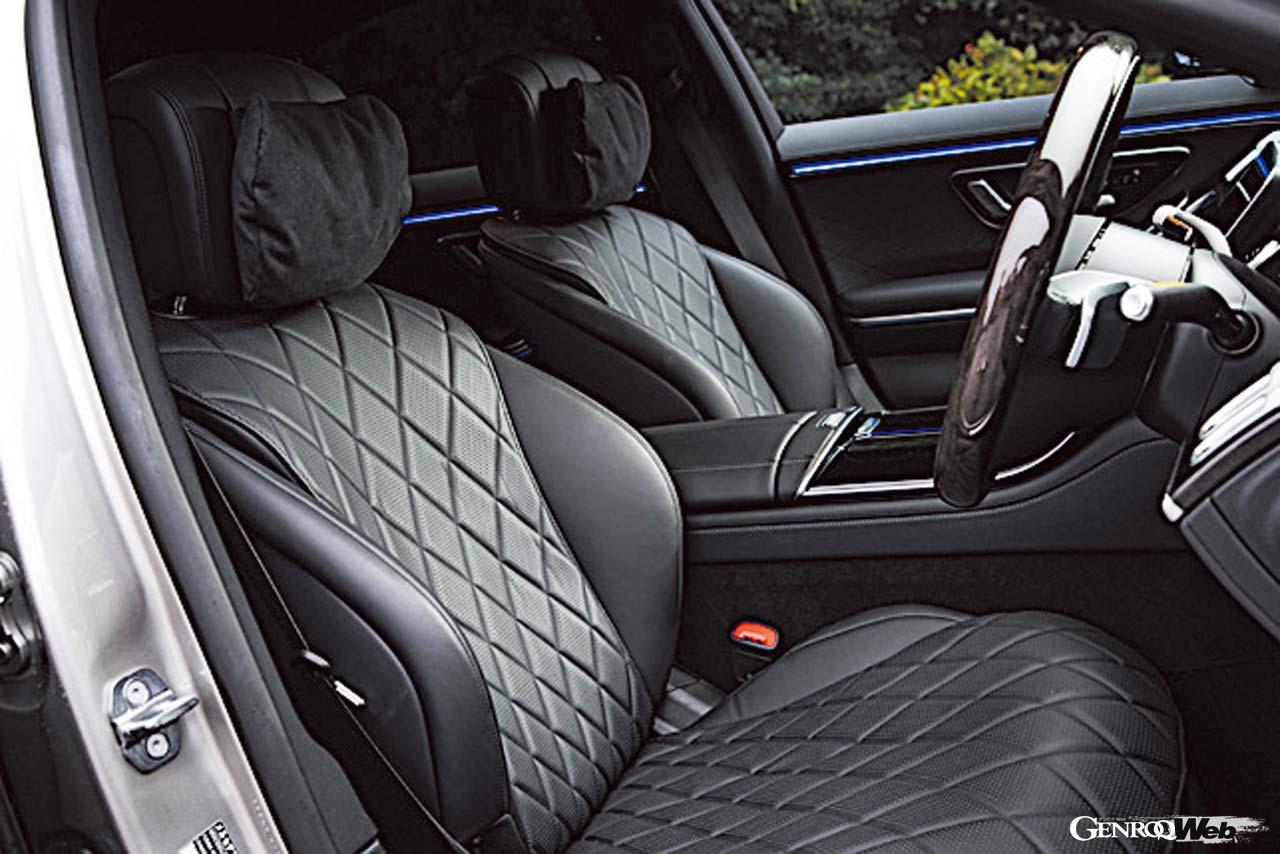 メルセデス・ベンツ S 400 d 4マティックのフロントシート
