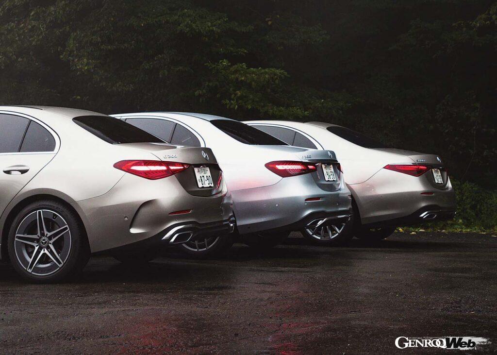 メルセデス・ベンツ Cクラス/Eクラス/Sクラスのリヤスタイル。