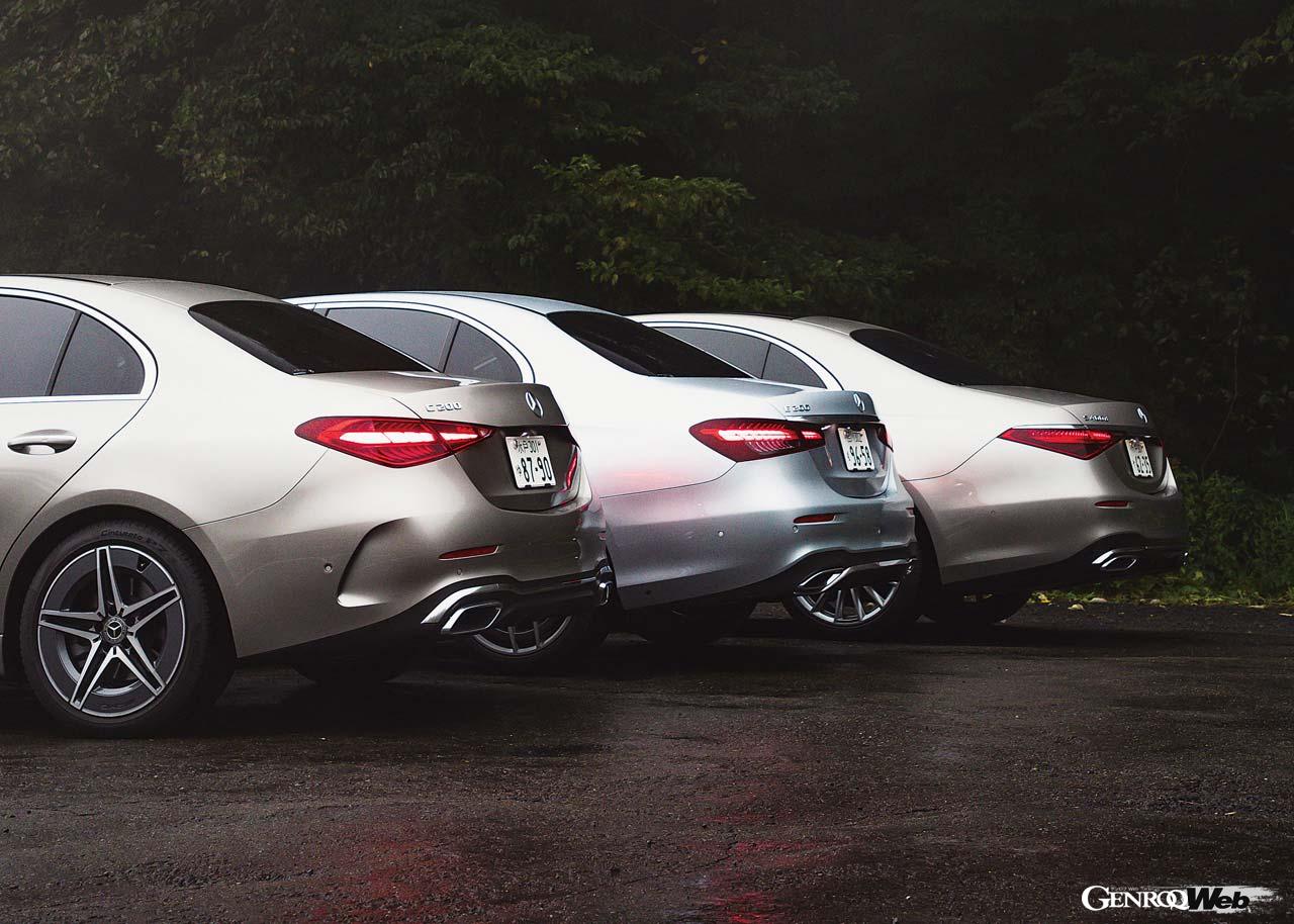 メルセデス・ベンツ Cクラス／Eクラス／Sクラスのリヤスタイル。