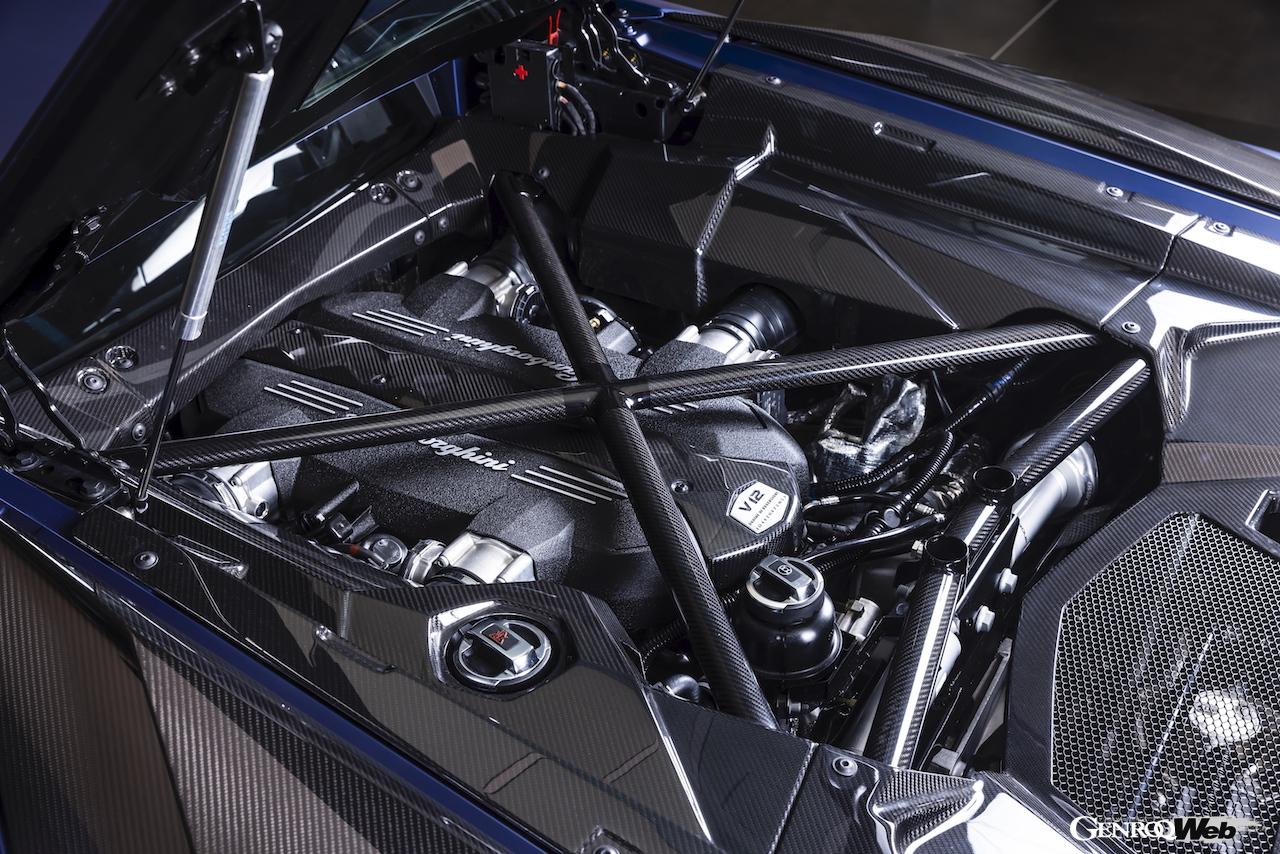 ランボルギーニ アヴェンタドール S ジャパン リミテッド エディションのV12エンジン