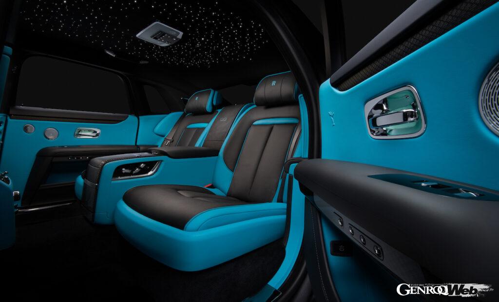 ロールス・ロイス ゴースト ブラック・バッジ仕様のリヤシート