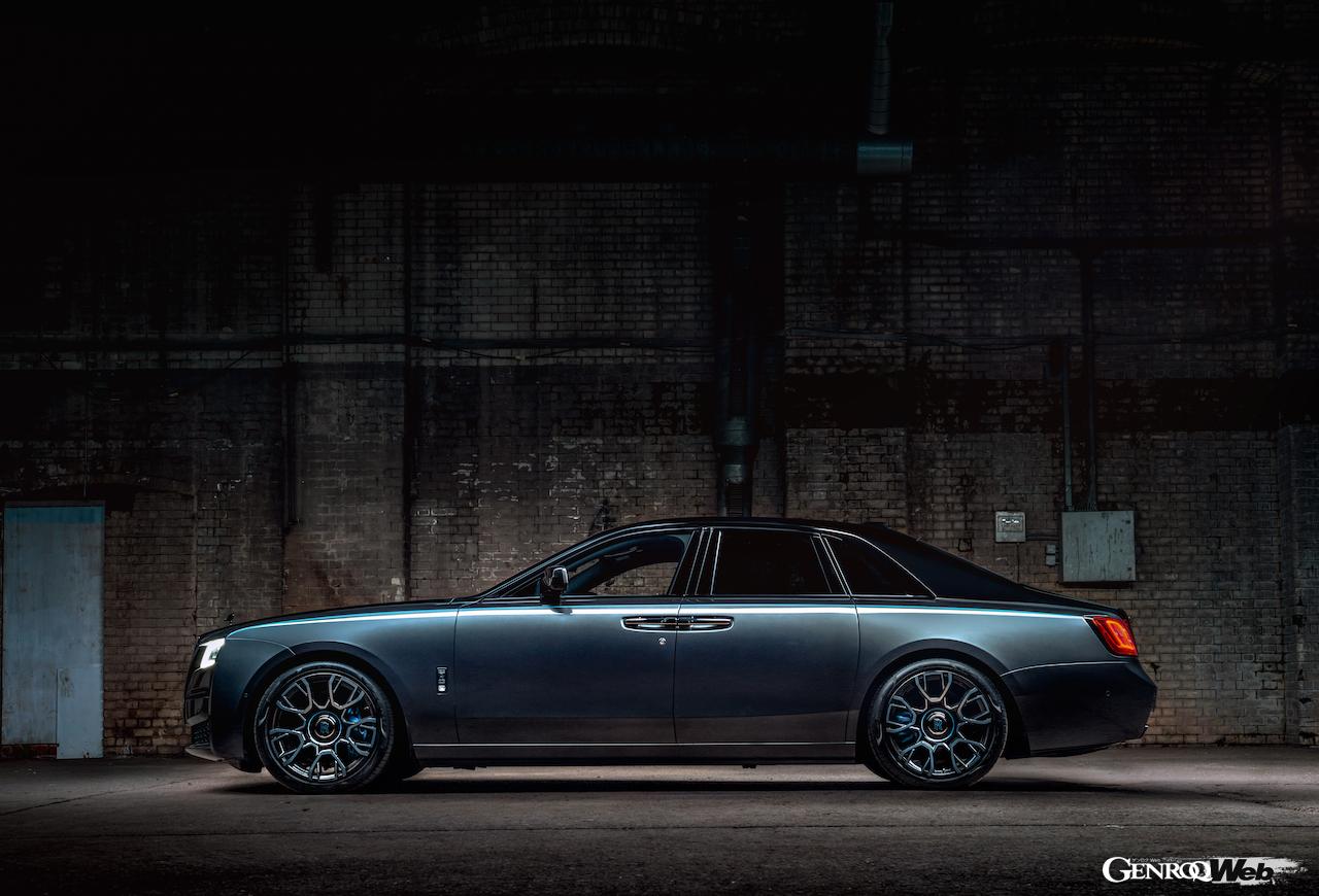ロールス・ロイス ゴースト ブラック・バッジ仕様のサイドビュー