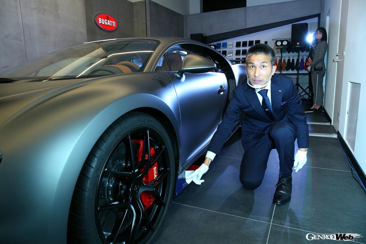 ブガッティ シロン スポーツ “レ・レジェンド・デュ・シエル”とSKY GROUP ムーブの執行役員・柳原拓郎氏