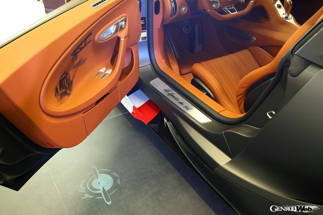 ブガッティ シロン スポーツ “レ・レジェンド・デュ・シエル”のディティール