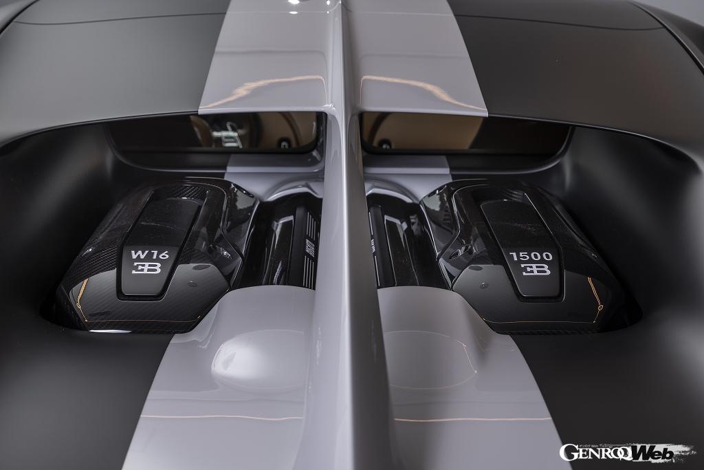 ブガッティ シロン スポーツ “レ・レジェンド・デュ・シエル”のW16エンジン