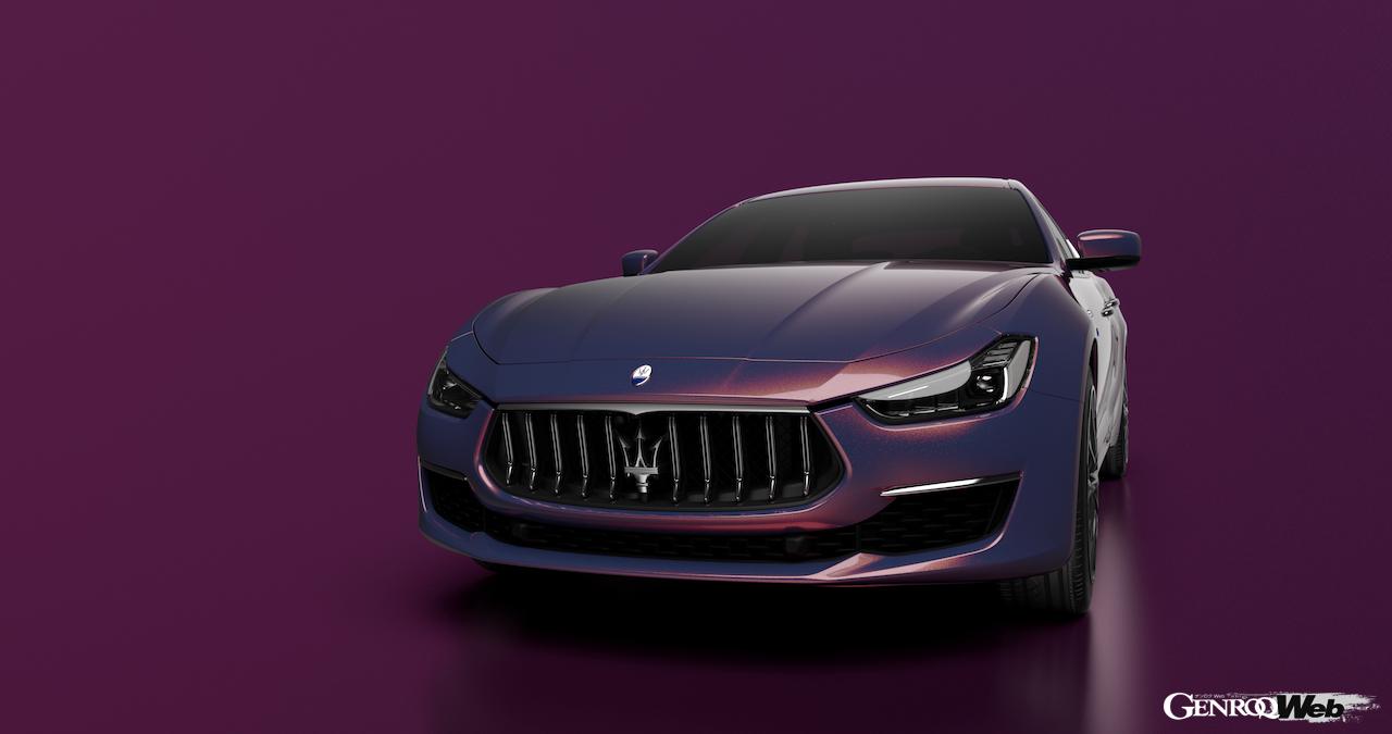 中国のストリートファッションブランド「CANOTWAIT_」がプロデュースしたマセラティ ギブリのフオリセリエ仕様。フロントビュー