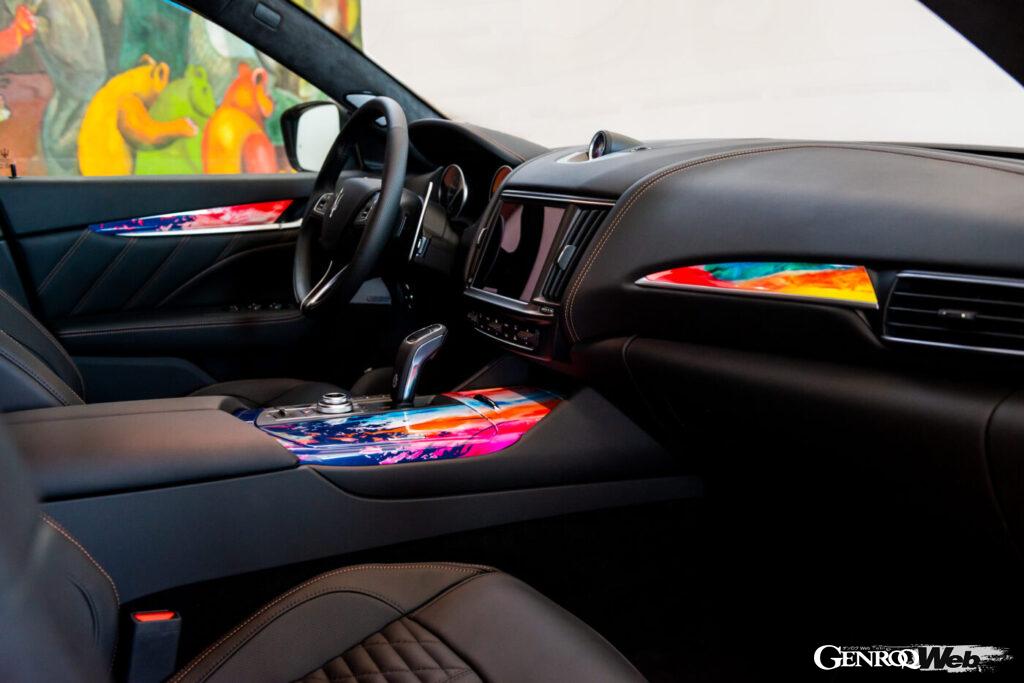 マッシモ・ボットゥーラがカスタマイズしたレヴァンテ トロフェオのフオリセリエ仕様。コクピット