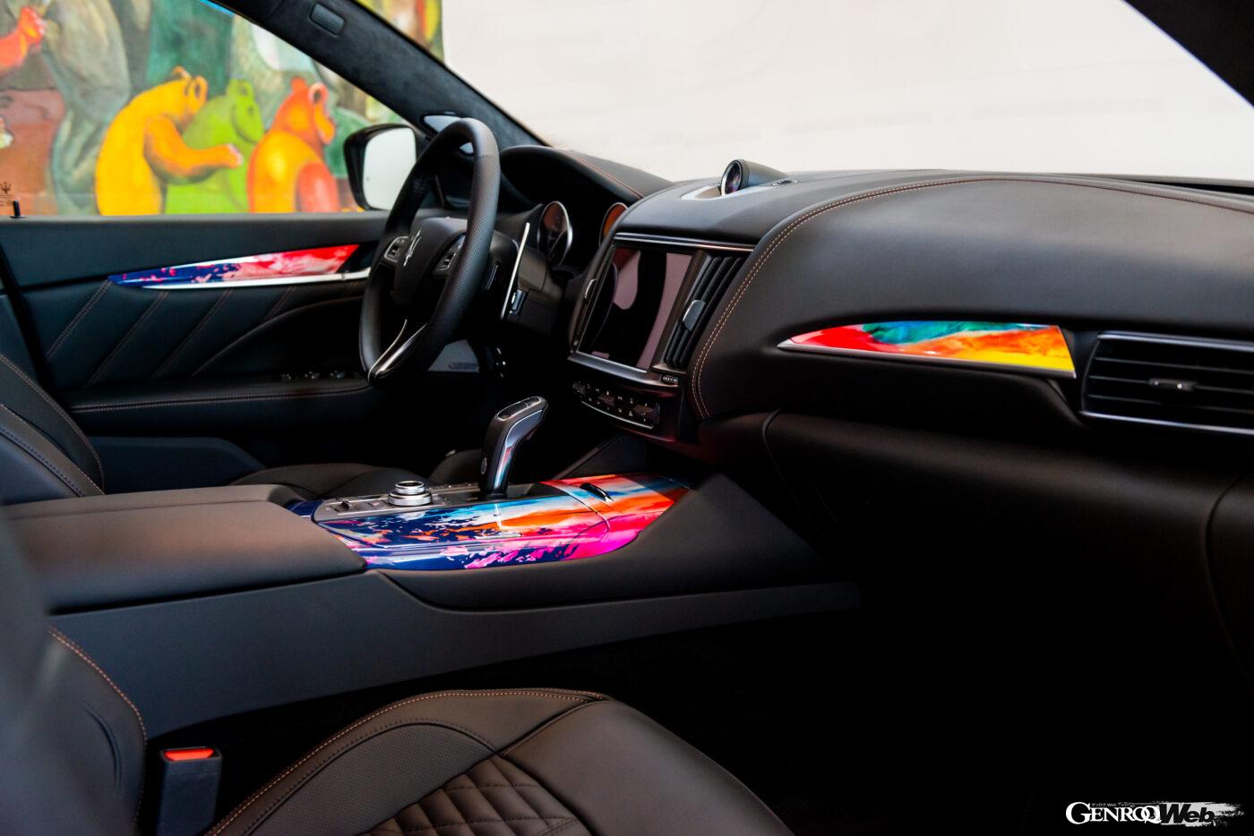 マッシモ・ボットゥーラがカスタマイズしたレヴァンテ トロフェオのフオリセリエ仕様。コクピット