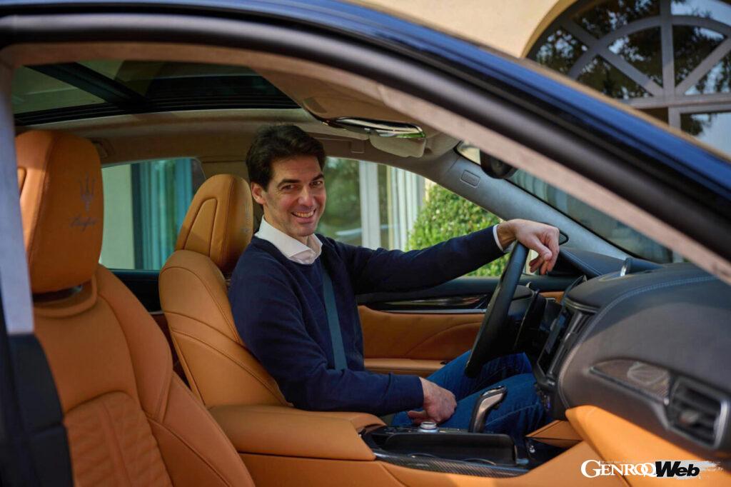 マッシミリアーノ・アライモがオーダーしたマセラティ レヴァンテ トロフェオのフオリセリエ仕様。コクピット