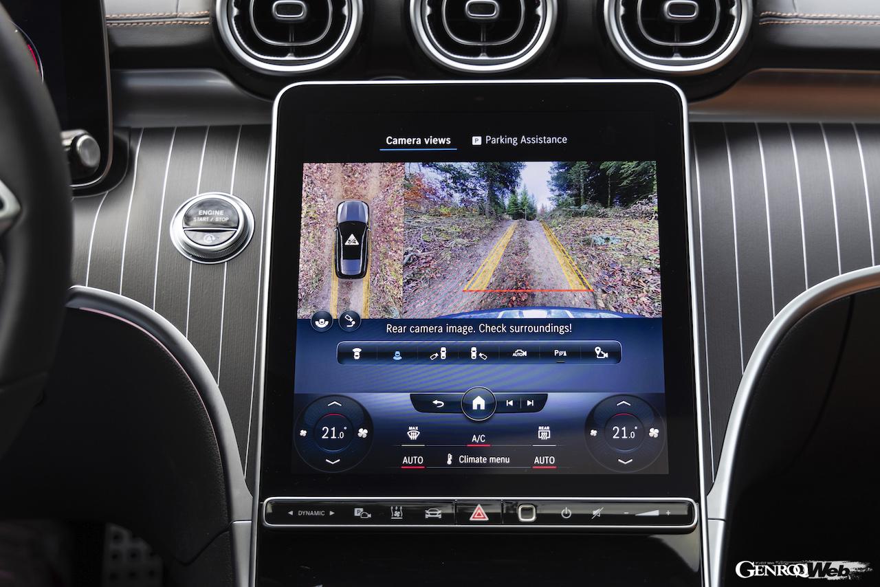 メルセデス・ベンツ C 220 d 4マティック オールテレインのセンターディスプレイ