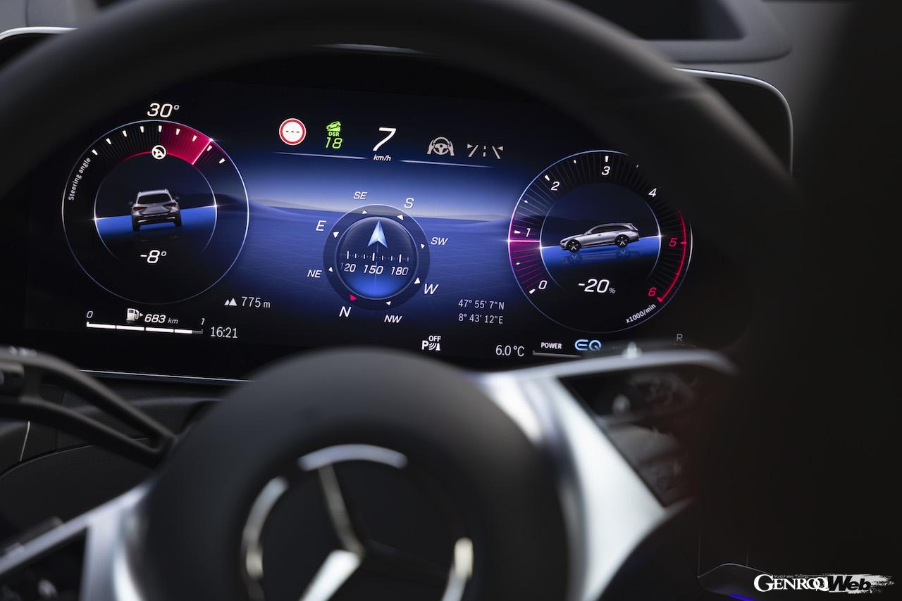 メルセデス・ベンツ C 220 d 4マティック オールテレインのメーターディスプレイ