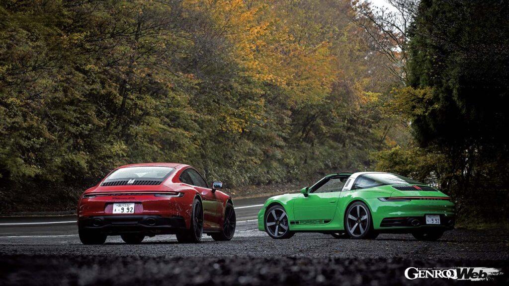 ポルシェ911 カレラGTSと911 タルガ4のリヤスタイル