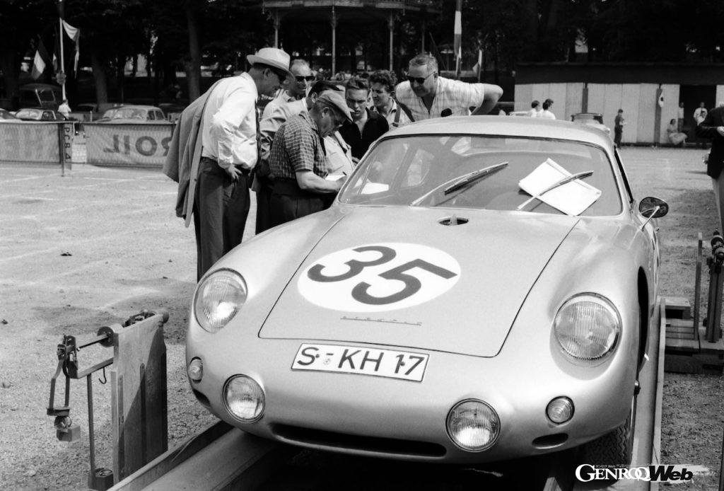 ポルシェ356B 1600GS カレラGTL アバルトのレースシーン