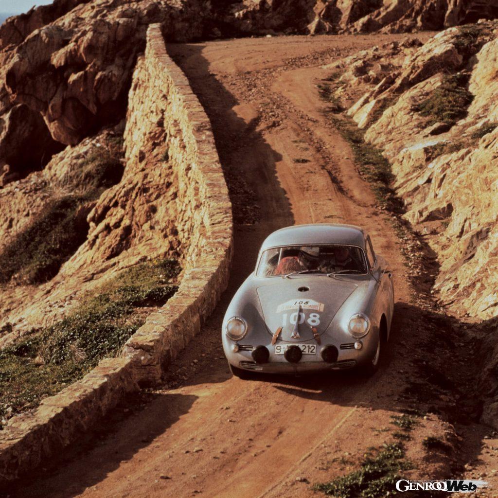 ポルシェ 356B カレラ2のレースシーン