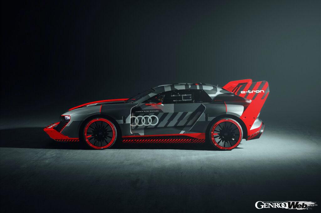 現代に蘇ったスポーツクワトロ S1、ケン・ブロックが「アウディ S1 e-tron クワトロ フーニトロン」をドライブ