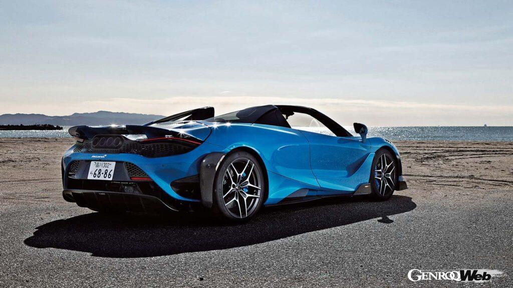 マクラーレン 765LT スパイダーのリヤスタイル