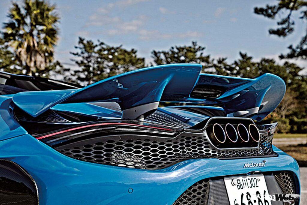 マクラーレン 765LT スパイダーのリヤセクション