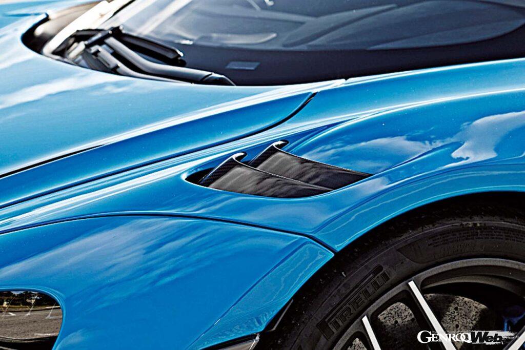 マクラーレン 765LT スパイダーのフロントセクション