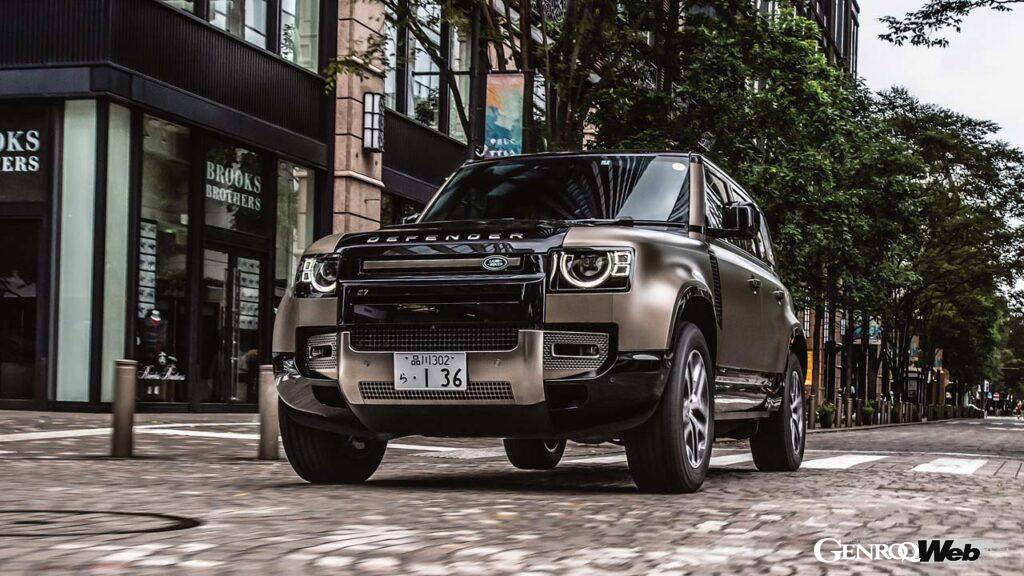 ランドローバー ディフェンダー 110 X D300の走行シーン