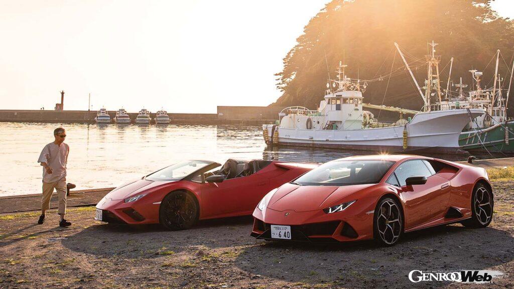 ランボルギーニ ウラカン EVOとウラカン EVO RWD スパイダーのフロントスタイル