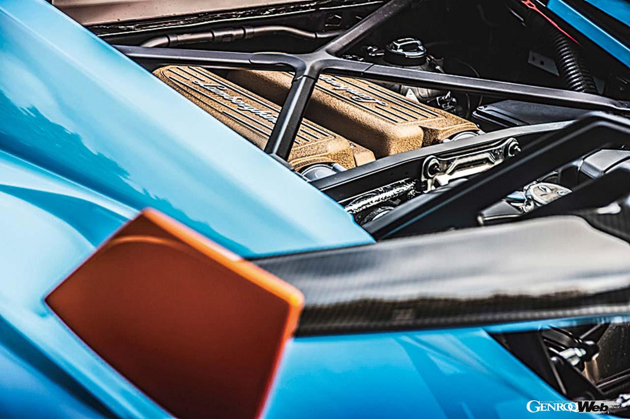 ランボルギーニ ウラカン STOのエンジン