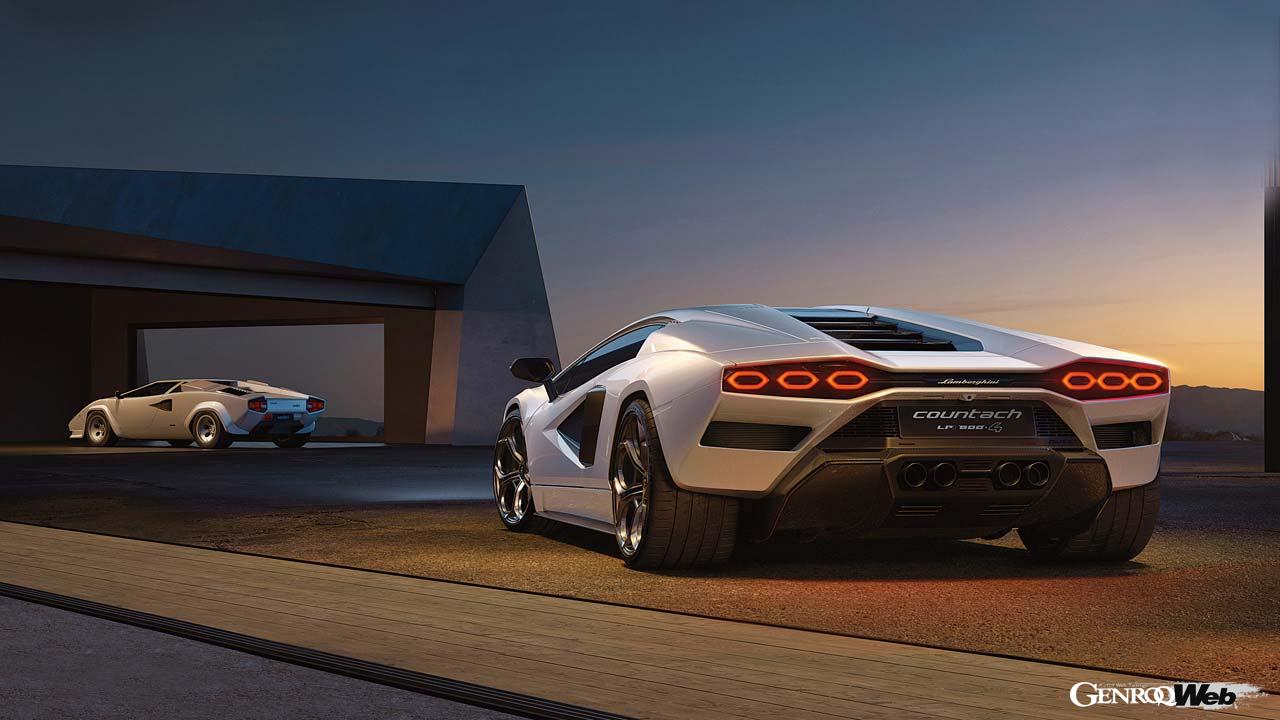 ランボルギーニ カウンタック LPI 800-4のリヤスタイル