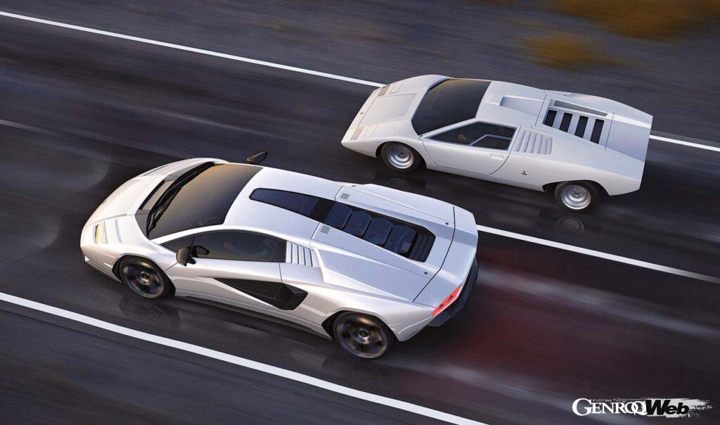 ランボルギーニ カウンタック LPI 800-4の走行シーン