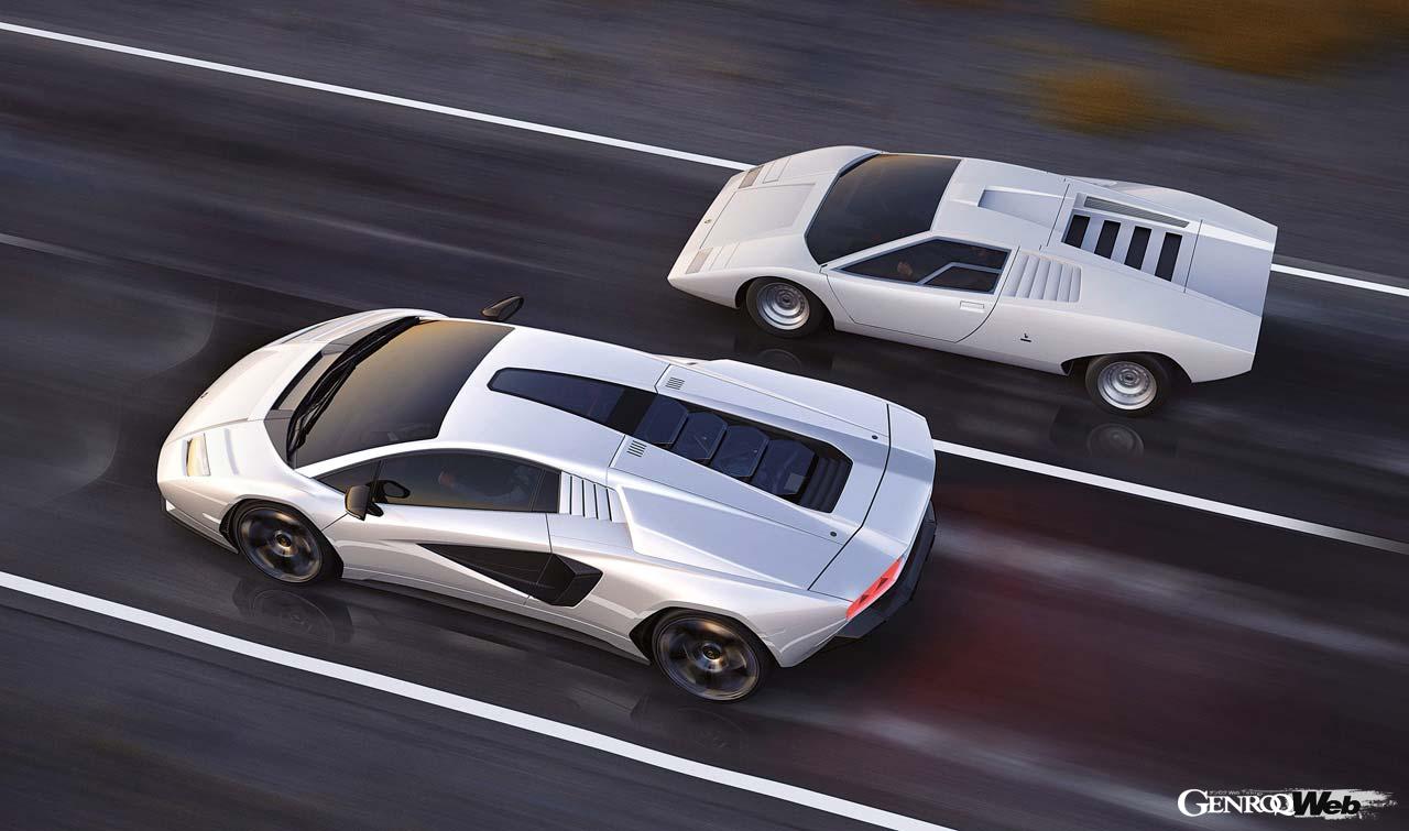 ランボルギーニ カウンタック LPI 800-4の走行シーン