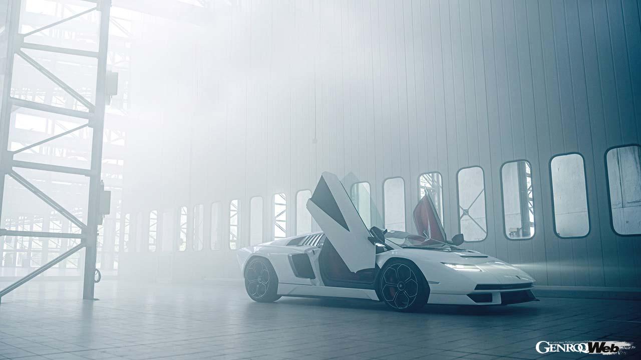 ランボルギーニ カウンタック LPI 800-4のフロントスタイル