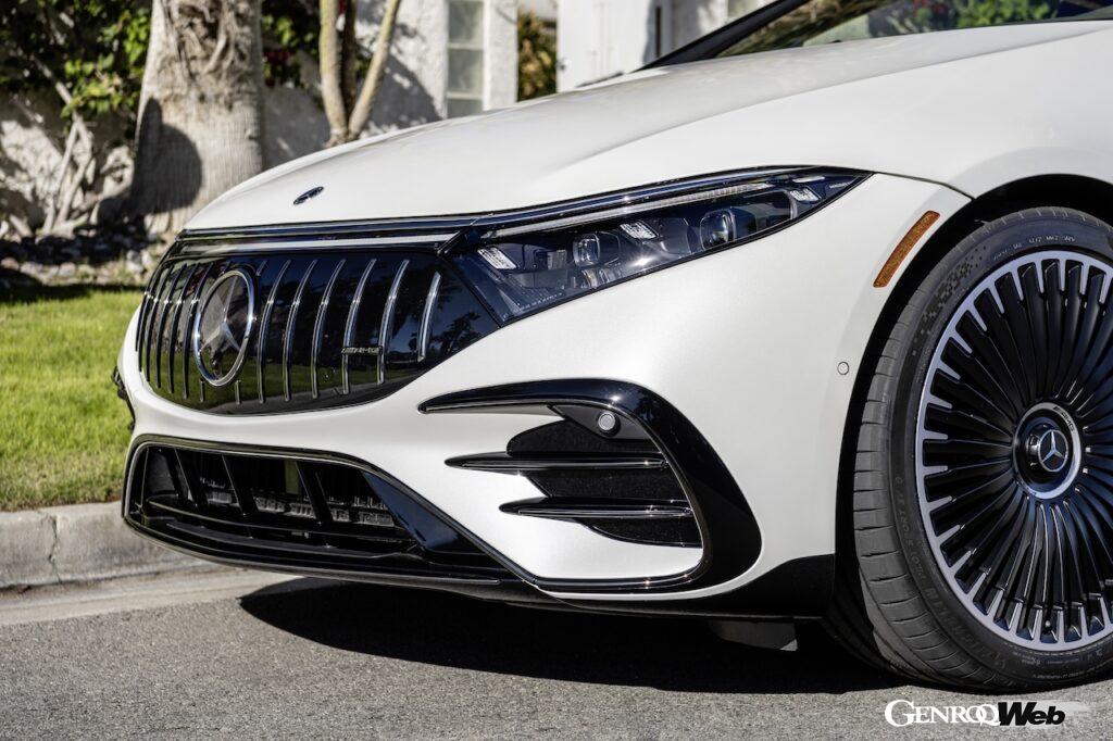 メルセデス AMG EQS 53 4マティック+。フロントセクション
