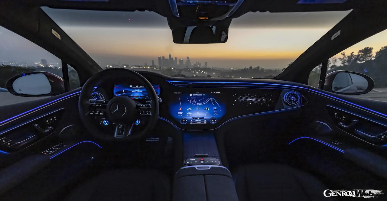 メルセデスAMG EQS 53 4マティック＋。フェイシア