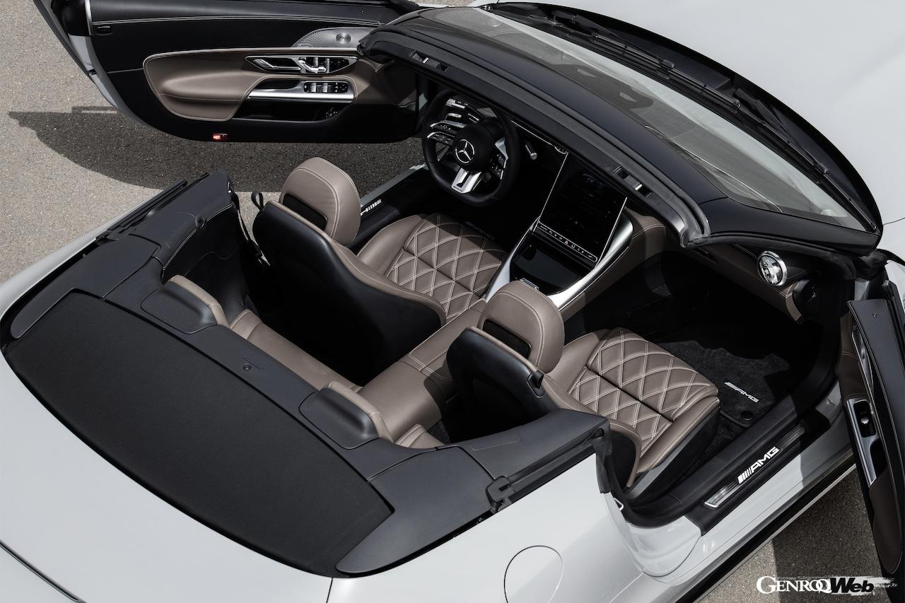 新型メルセデスAMG SL 55 4マティックプラスのシート