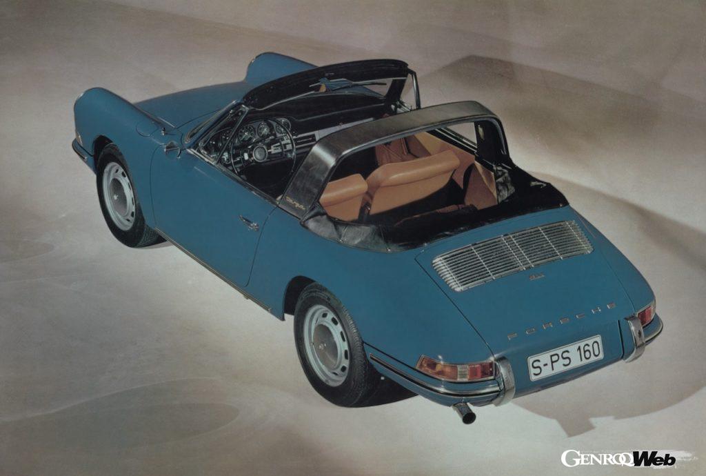 ポルシェ 911 タルガのリヤ俯瞰