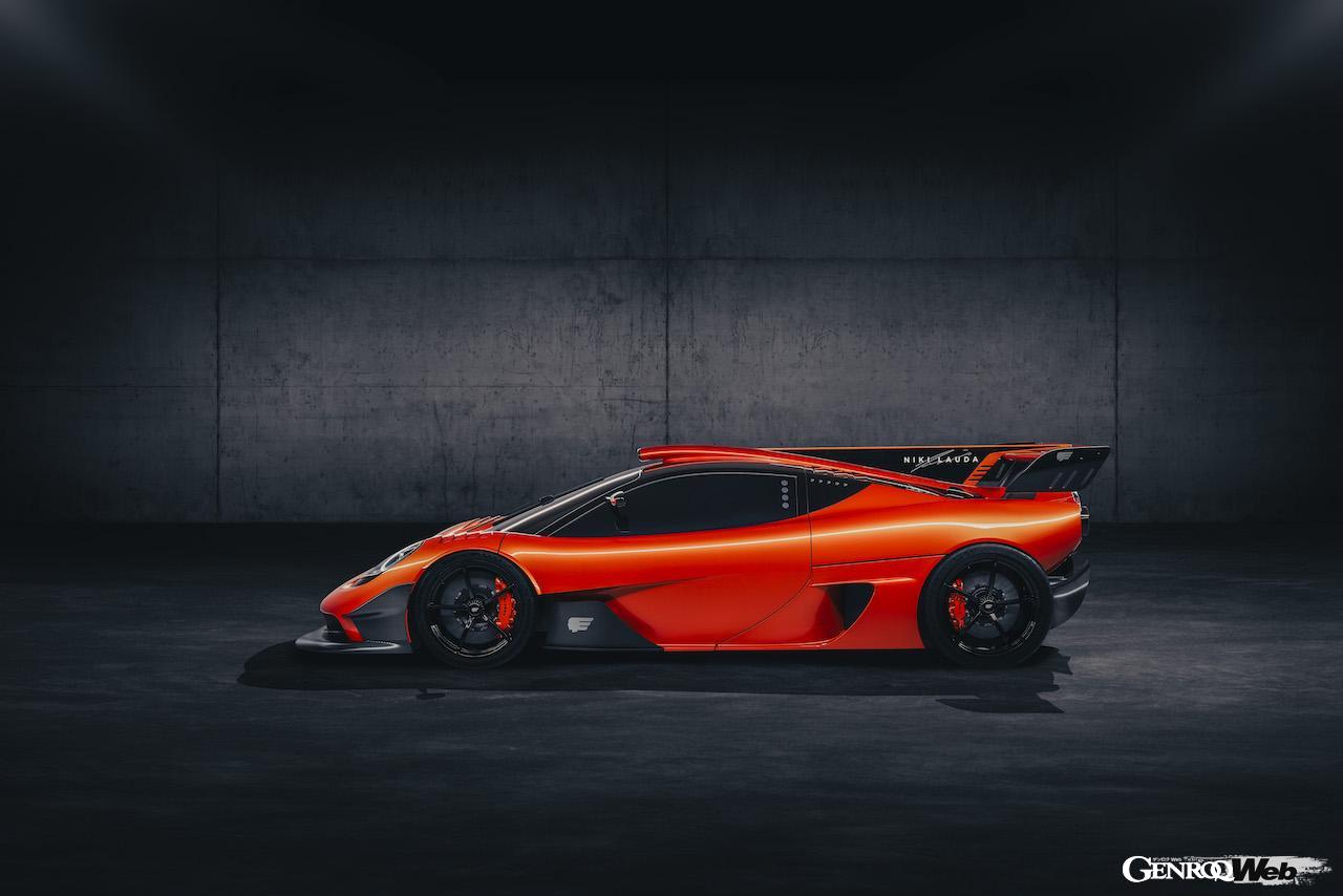 ゴードン・マレー オートモーティブ T.50s ニキ・ラウダのサイドビュー