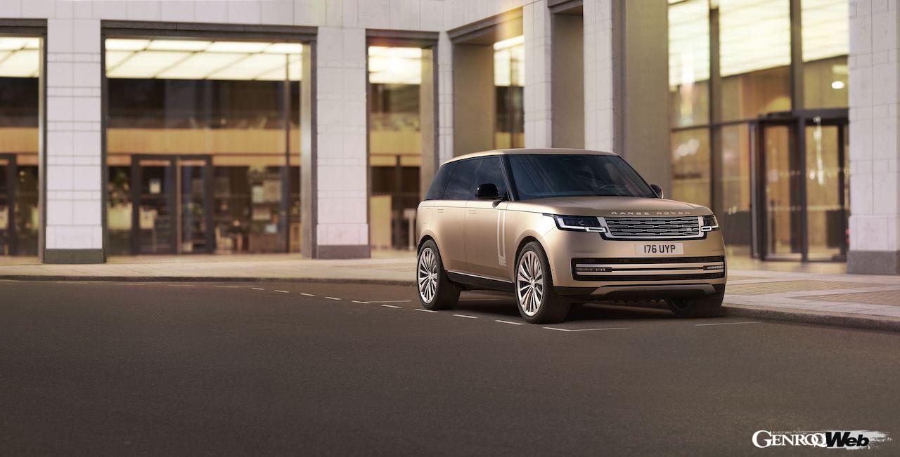 日本導入がスタートした新型レンジローバーのエクステリア。