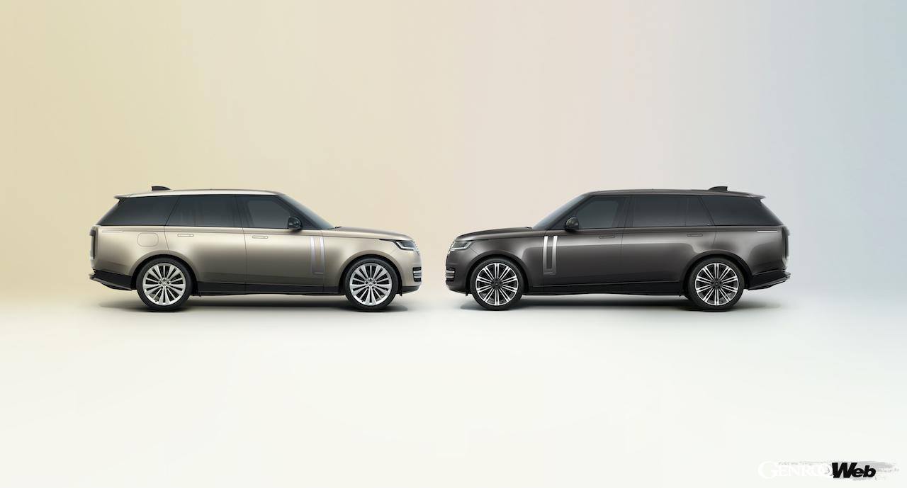 日本導入がスタートした新型レンジローバーのエクステリア。