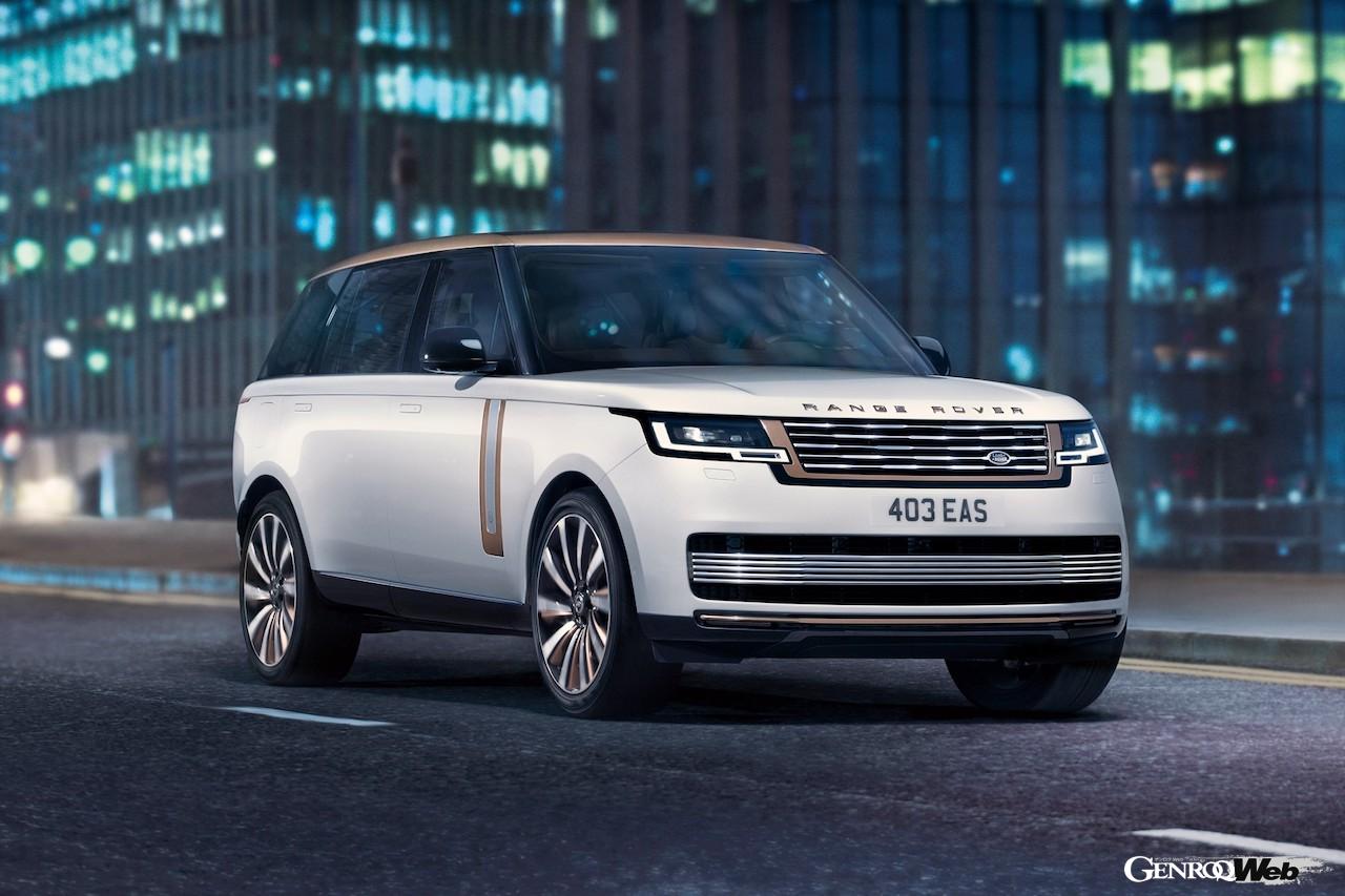 レンジローバー SV LAUNCH EDITION（SV SERENITY）、アイシーホワイト。