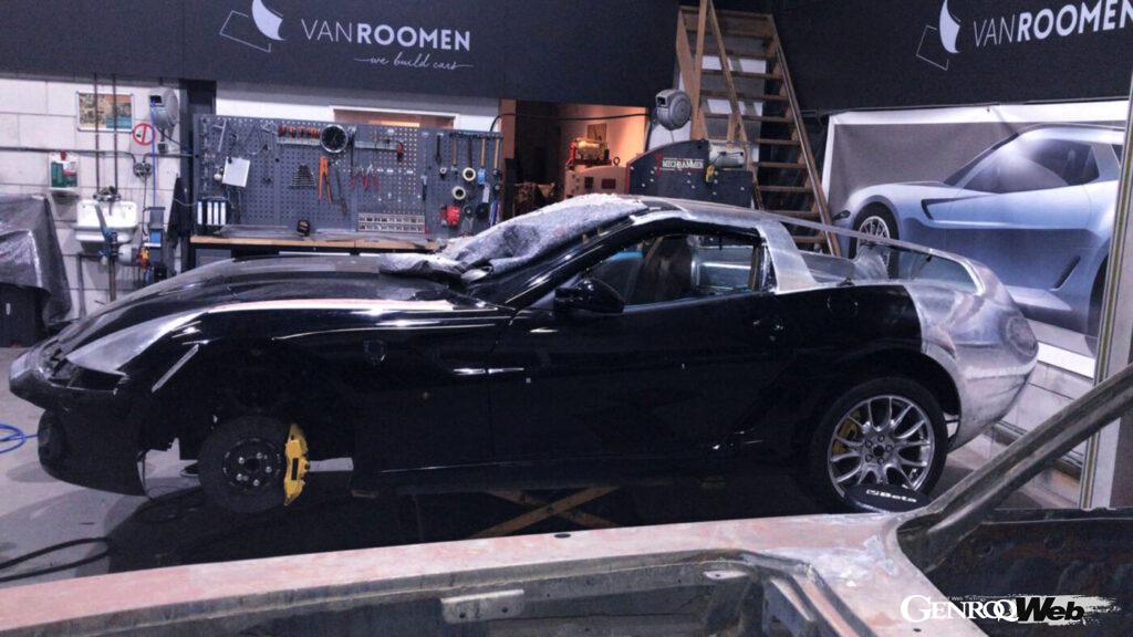 製作中のデイトナ シューティングブレーク オマージュ。