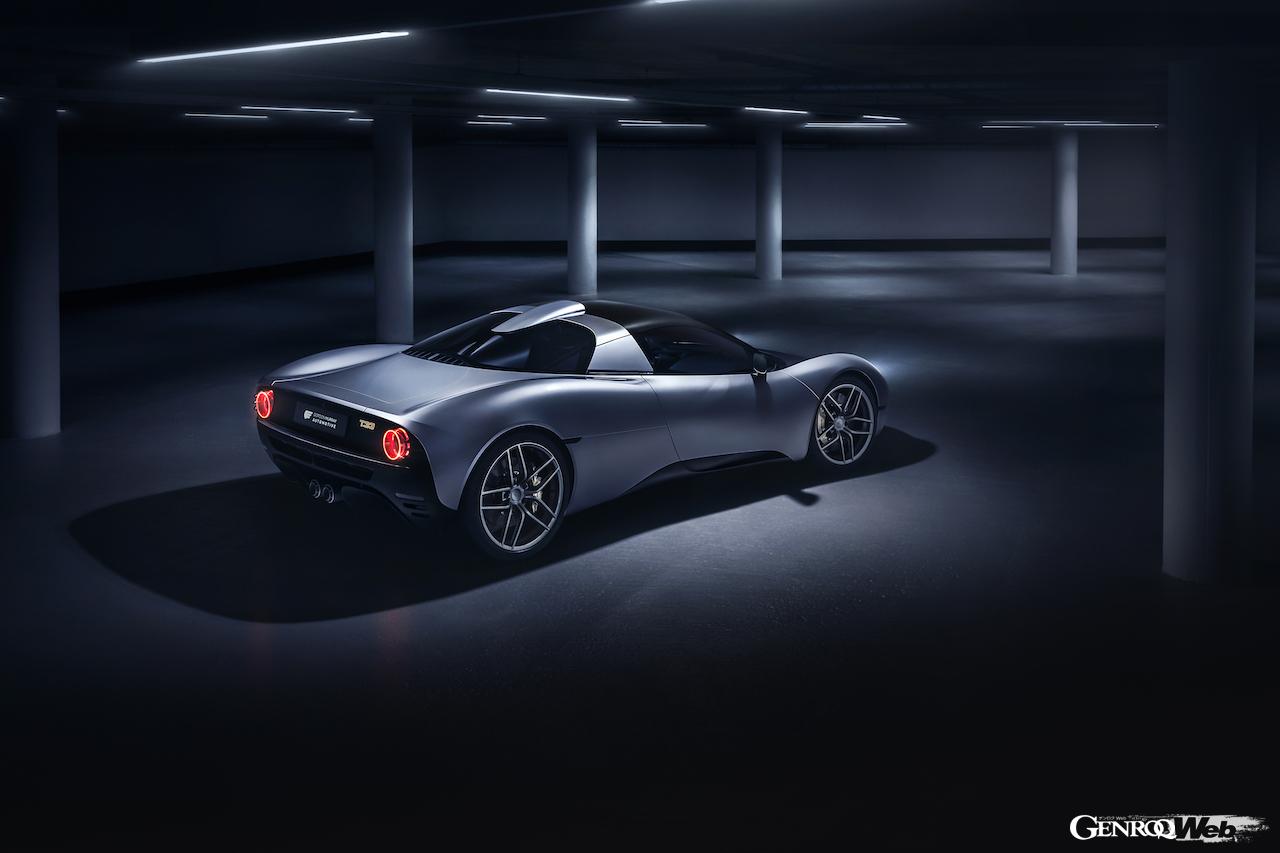 ゴードン・マレー T.33のリヤビュー