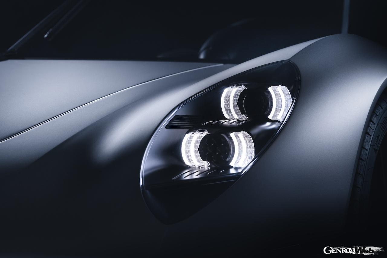 ゴードン・マレー T.33のヘッドランプ