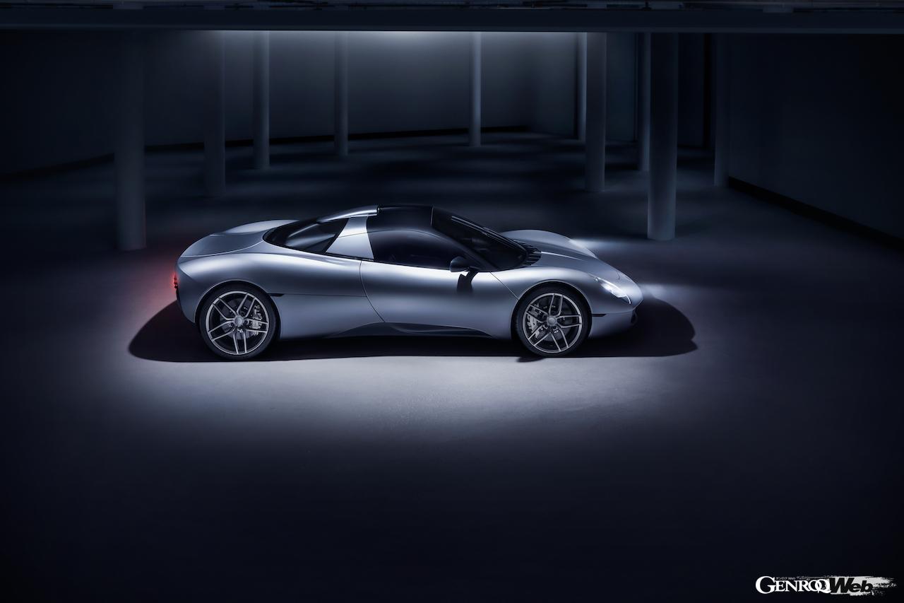 ゴードン・マレー T.33のサイドビュー