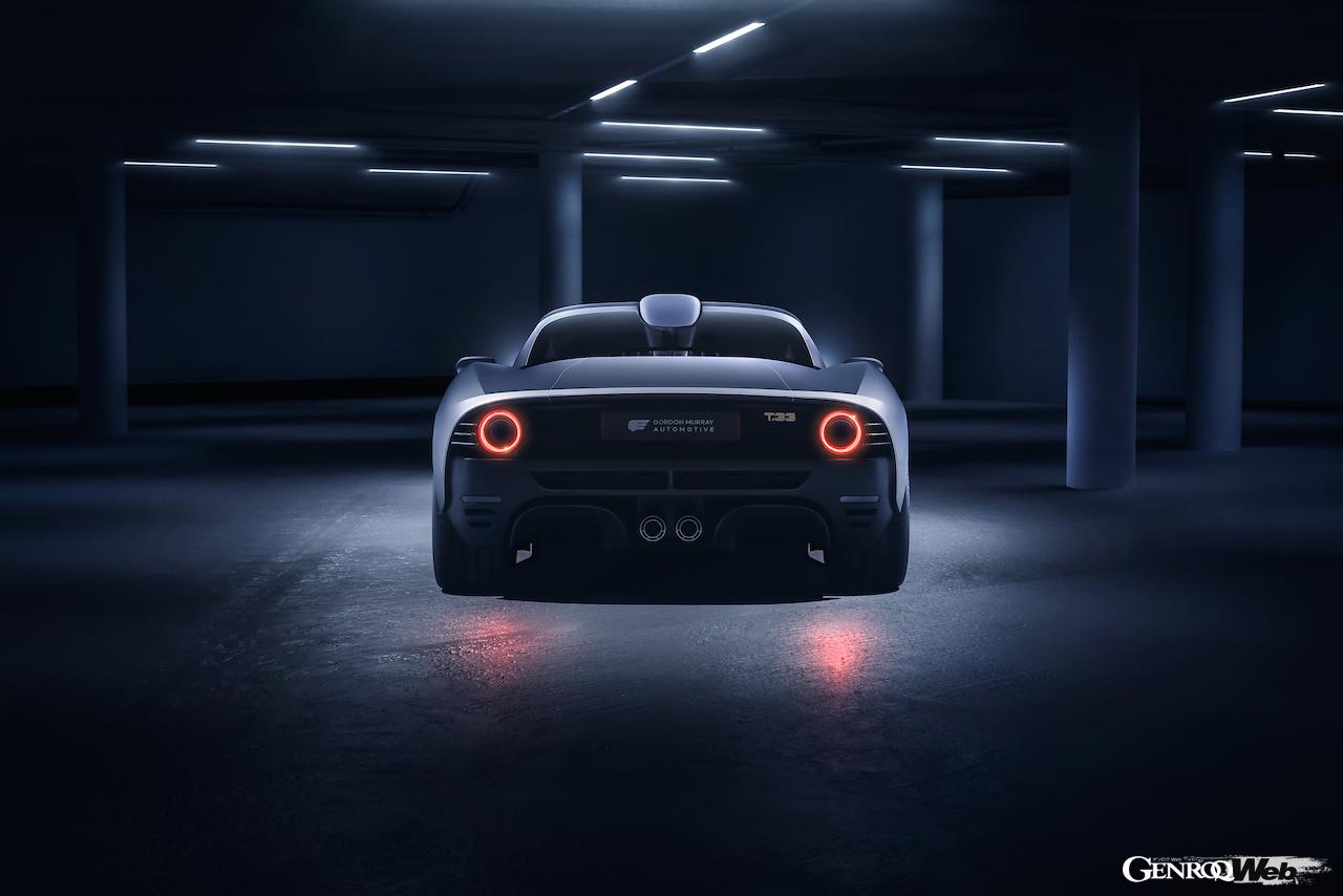 ゴードン・マレー T.33のリヤビュー