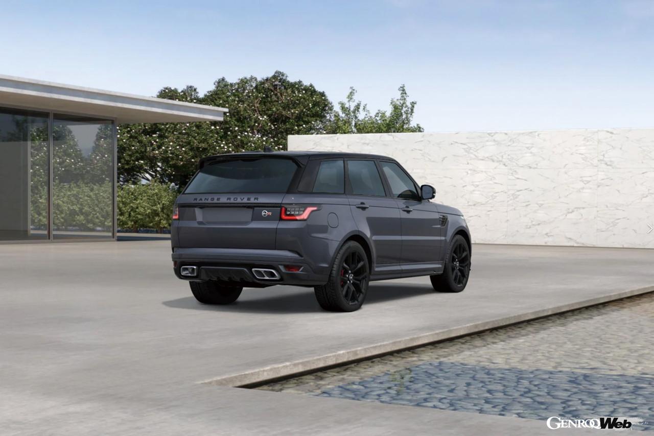 レンジローバースポーツ SVR カーボン＋のリヤスタイル