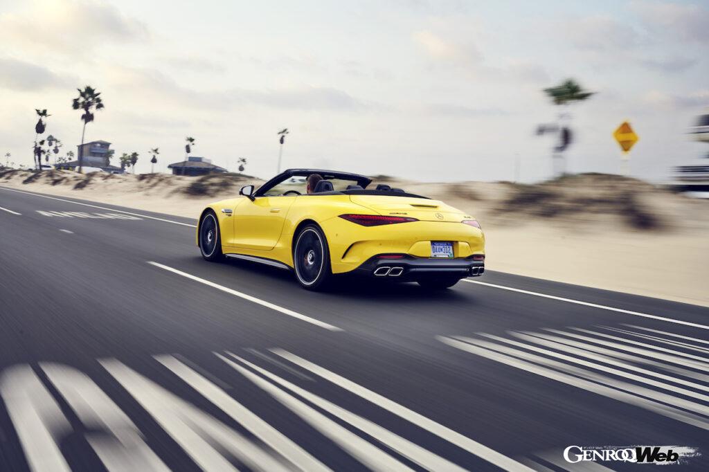 メルセデス AMG SL 65 4マティックプラスのリヤビュー