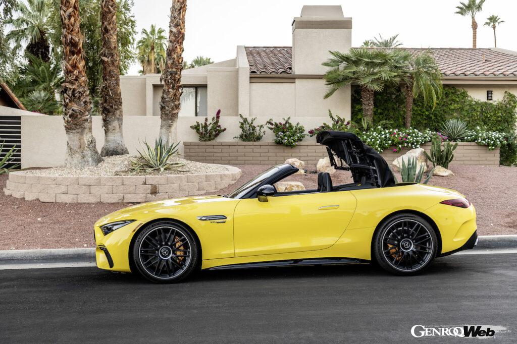 メルセデス AMG SL 65 4マティックプラスのルーフ開閉シークエンス