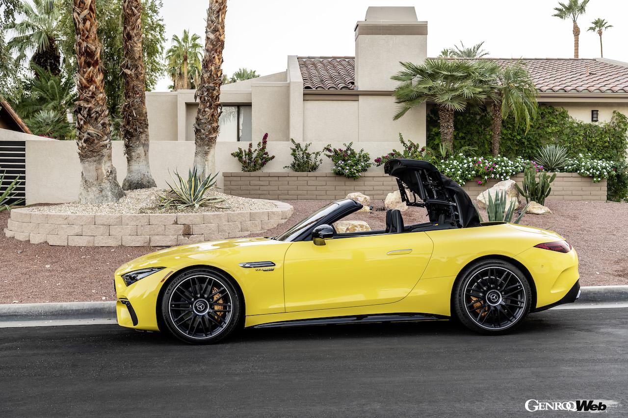 メルセデスAMG SL 65 4マティックプラスのルーフ開閉シークエンス