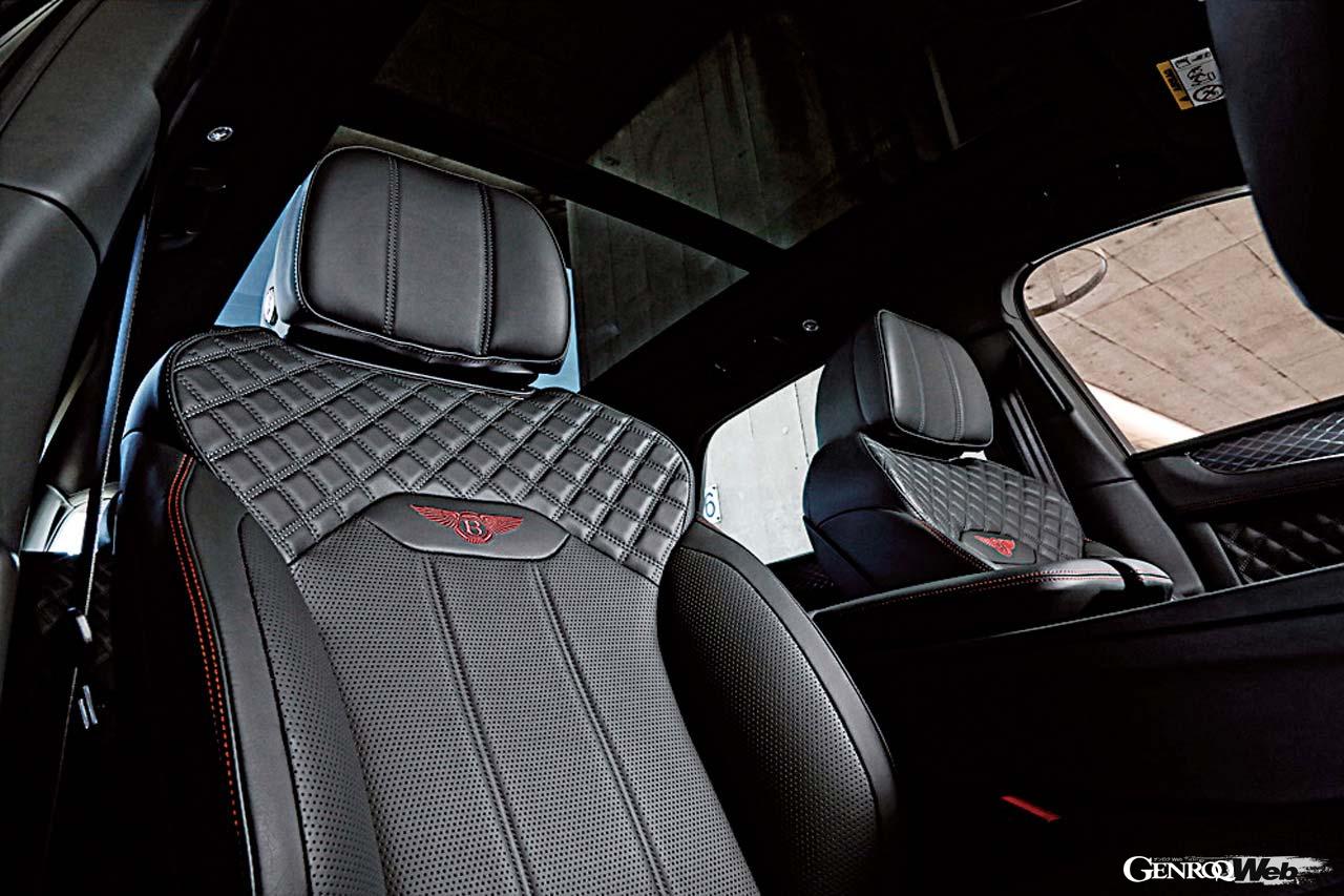 ベントレー ベンテイガのシート