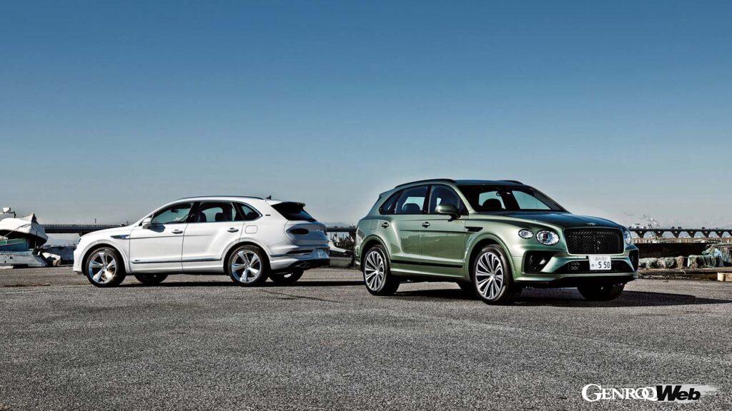 ベントレー ベンテイガ ハイブリッドとベンテイガ V8のスタイリング